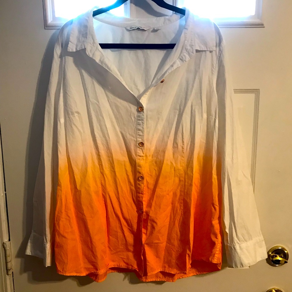 ISAAC Mizrahi live Button Down Top